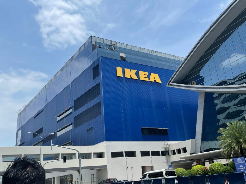 IKEA áruház képe, illusztráció